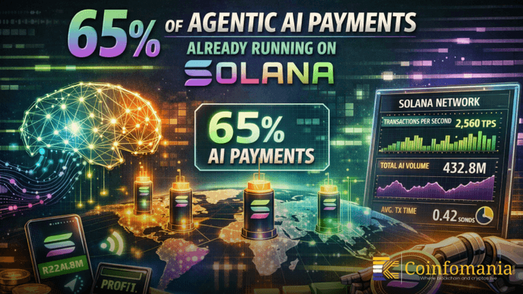 65% of Agentic AI Payments Already Running on Solana