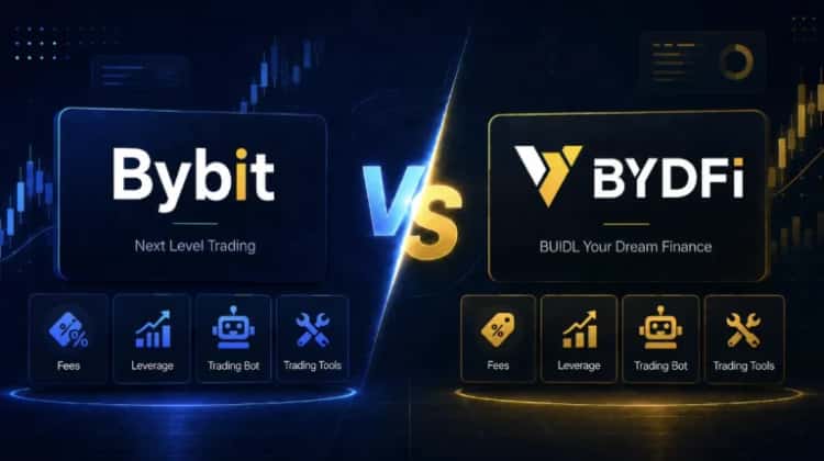 Bybit vs BYDFi in 2026: Comparing Features, Fees, and Trading Tools