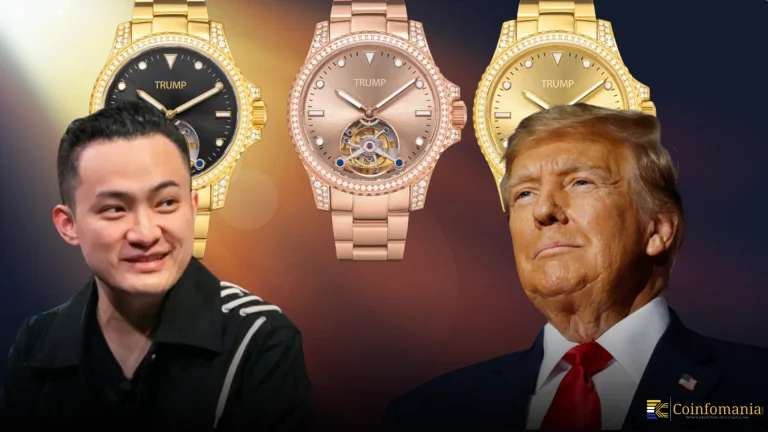 Justin Sun Receives Trump Golden Tourbillon Watch at Exclusive U.S. Event