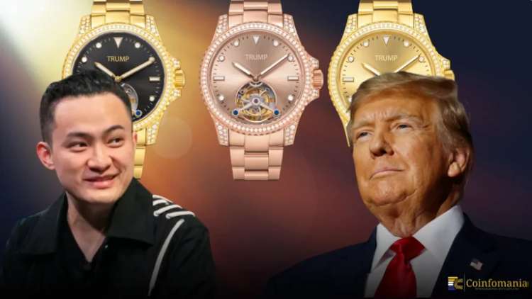 Justin Sun Receives Trump Golden Tourbillon Watch at Exclusive U.S. Event