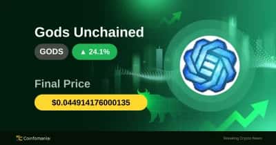 GODS s'envole au-delà de 0,04 $ — Une hausse de 24 % suscite l'excitation