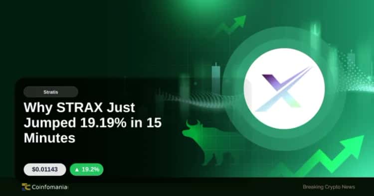 Why STRAX Just Jumped 19.19% in 15 Minutes