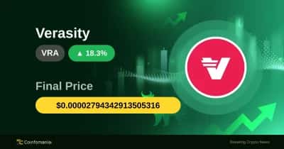 VRA взлетает выше $0.000028 — рост на 18% сигнализирует о динамике