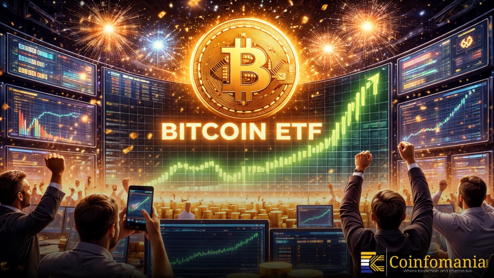 Bitcoin ETF Launch Sets New Trading Record