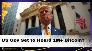 US Gov Set to Hoard 1M+ Bitcoin? New Bill Changes the Game