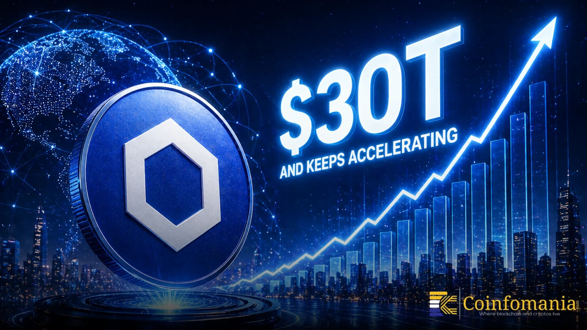Chainlink Hits $30T And Keeps Accelerating
