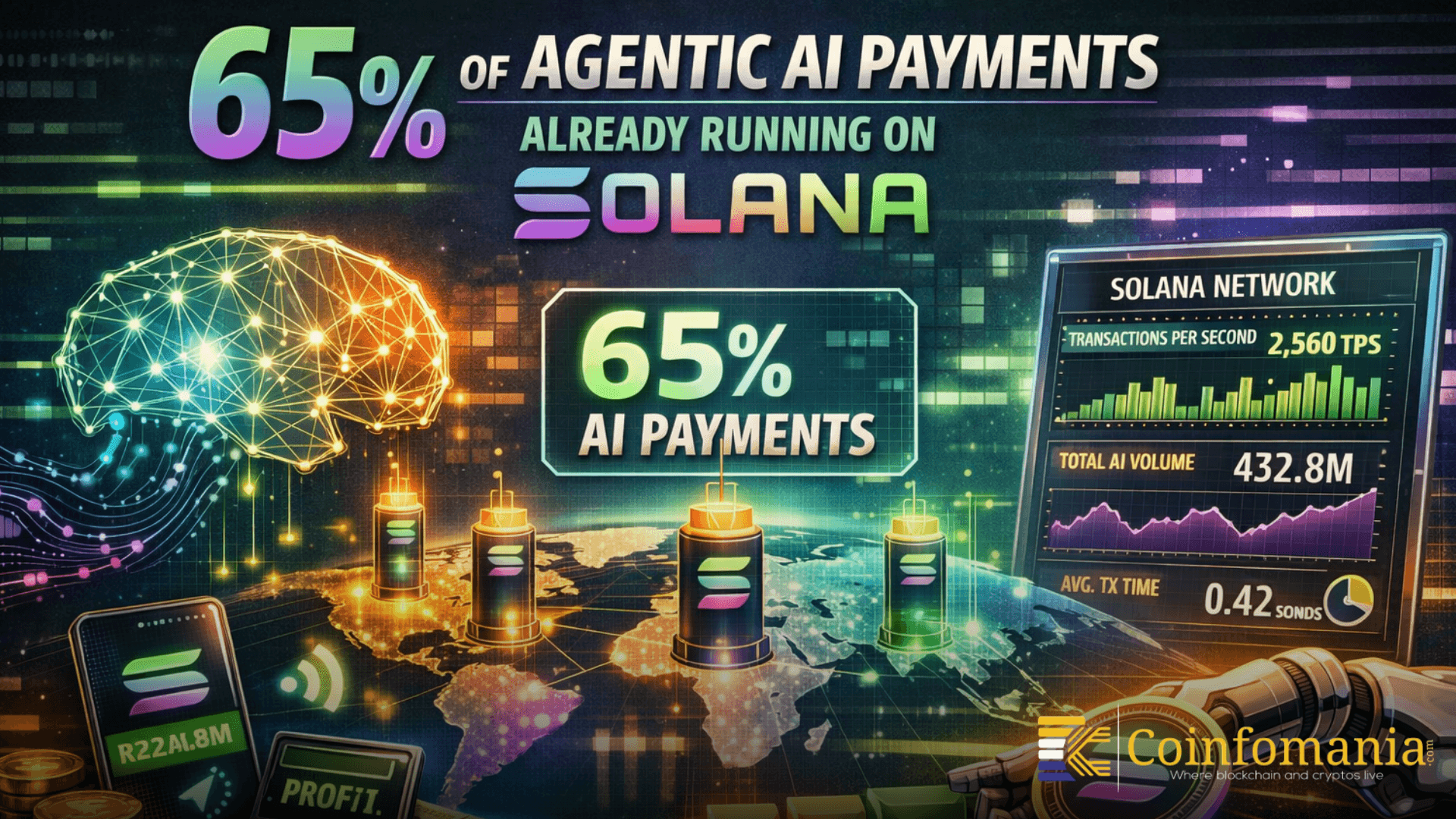 65% of Agentic AI Payments Already Running on Solana
