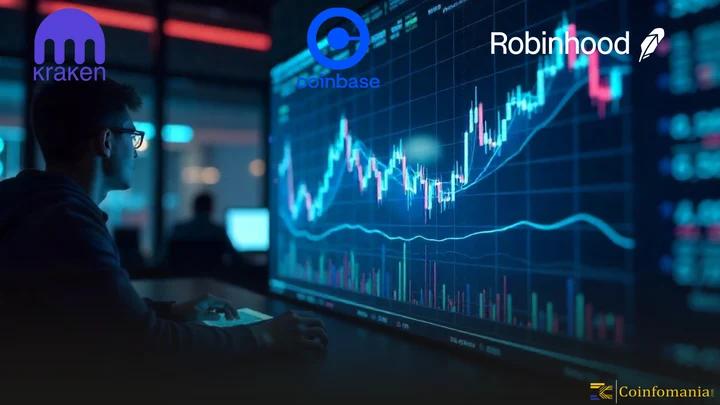 Coinbase, Kraken, Robinhood Revive Push for Stock Market on Blockchain