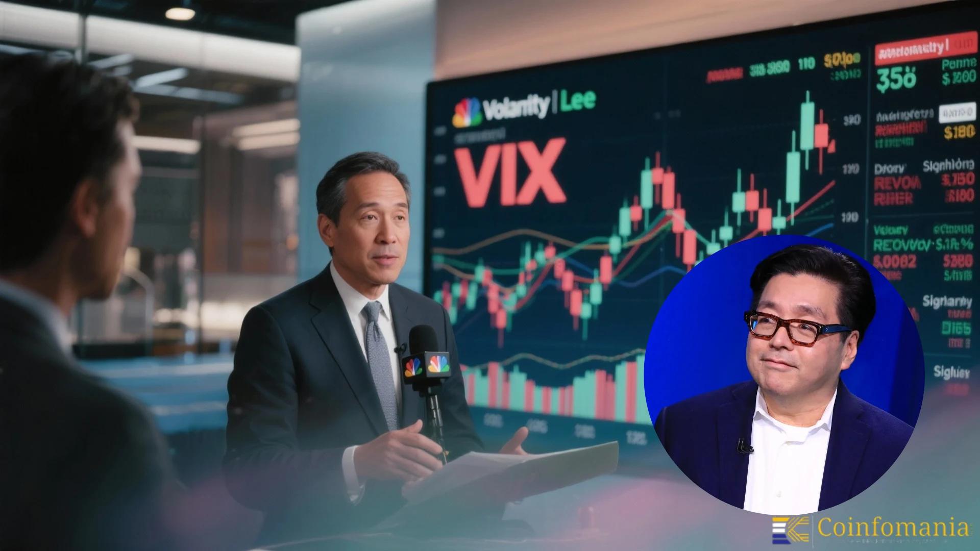 Tom Lee Confirms VIX Spike as Market Bottom Signal After 36% Rally