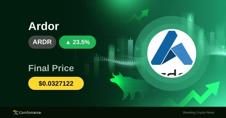 ARDR Soars Past $0.03 — 23.48% Surge Sparks Interest