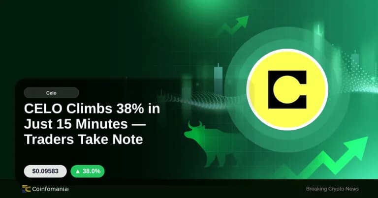 CELO Climbs 38% in Just 15 Minutes — Traders Take Note