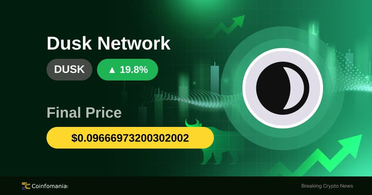 19.81% Surge for DUSK: What It Means for Traders