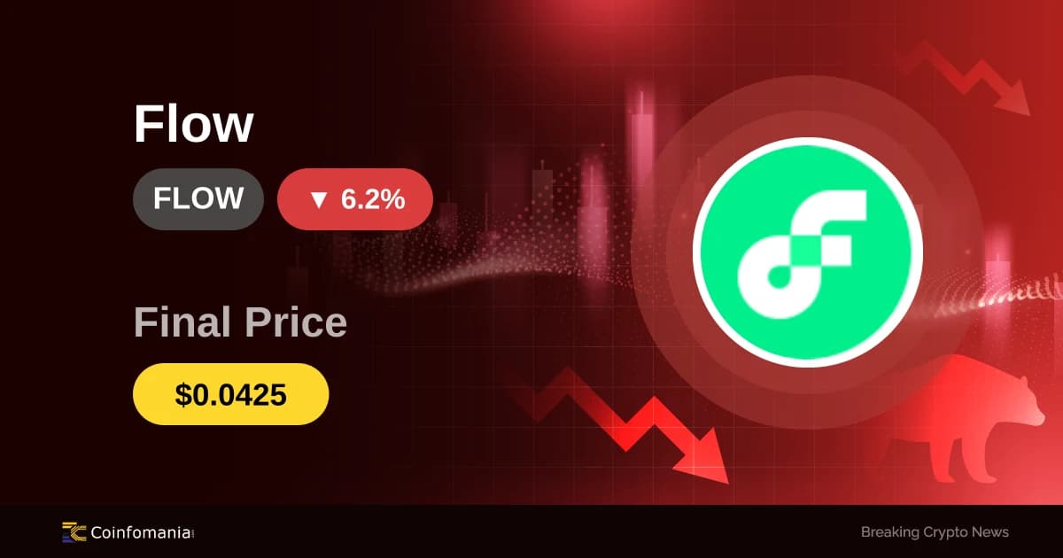 FLOW Tumbles 6.22% as Crypto Market Faces Uncertainty