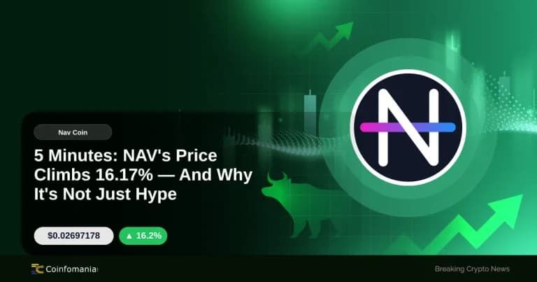 5 Minutes: NAV’s Price Climbs 16.17% — And Why It’s Not Just Hype