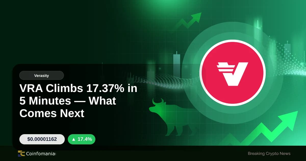 VRA Climbs 17.37% in 5 Minutes — What Comes Next