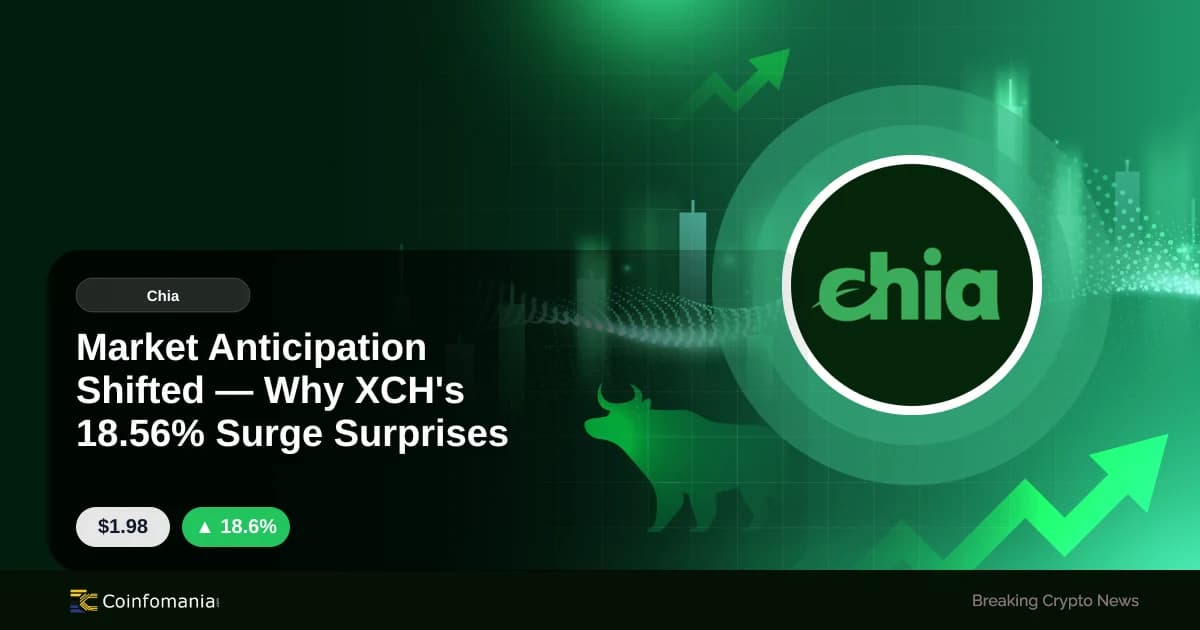 Market Anticipation Shifted — Why XCH’s 18.56% Surge Surprises