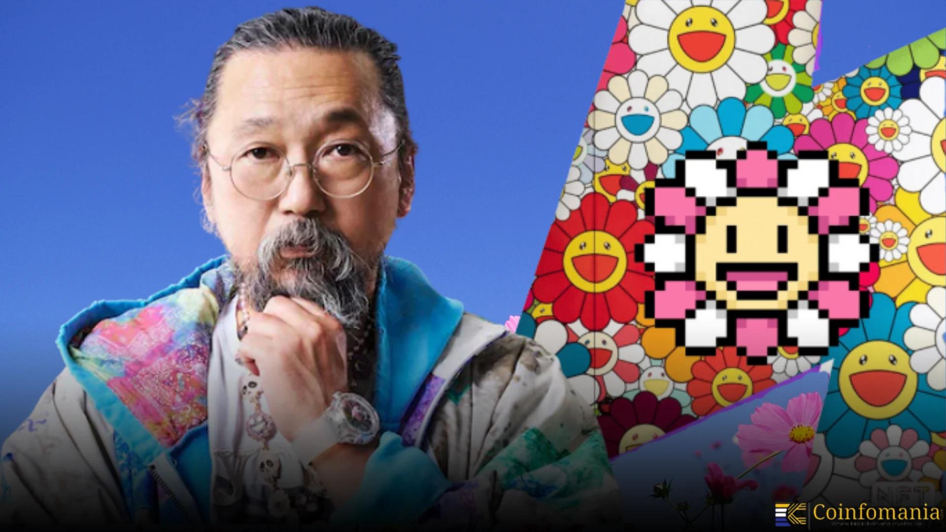 Takashi Murakami Drops ‘108 Flowers’ NFTs on Base as Prices Fall