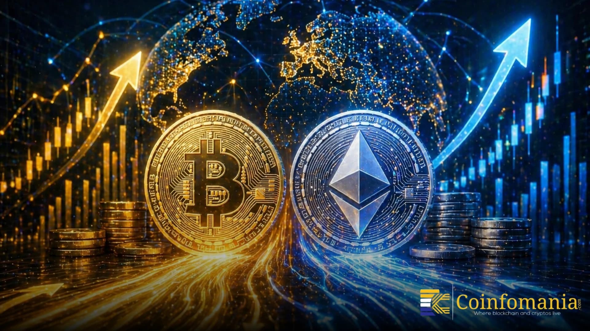$1.2B Crypto Inflows Signal Rising Bitcoin and Ethereum Demand