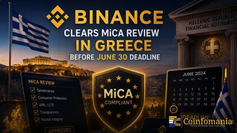 Binance Clears MiCA Review in Greece Before June 30 Deadline