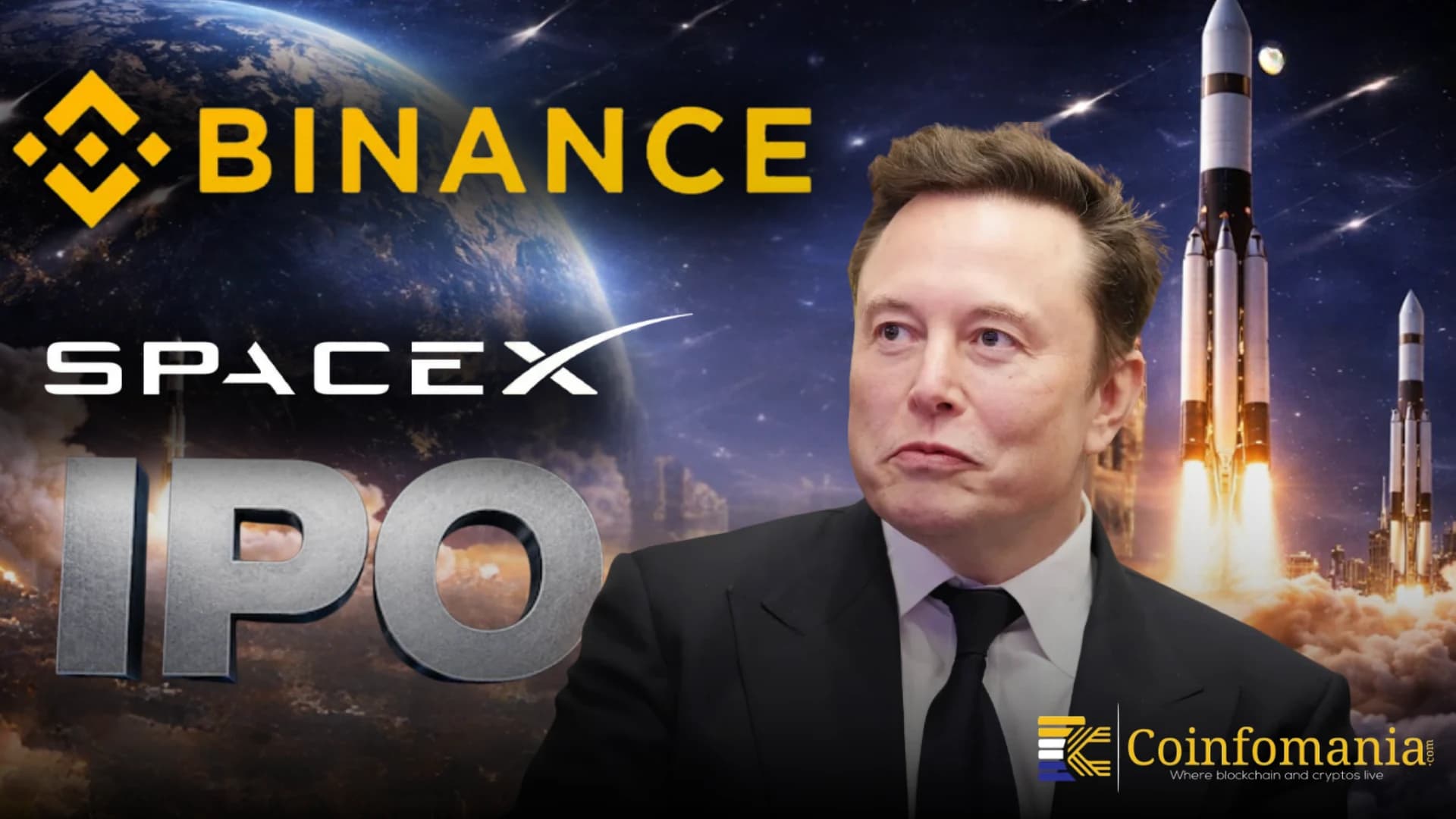 Binance Launches SpaceX Pre-IPO Futures, Valued at Up to $2T