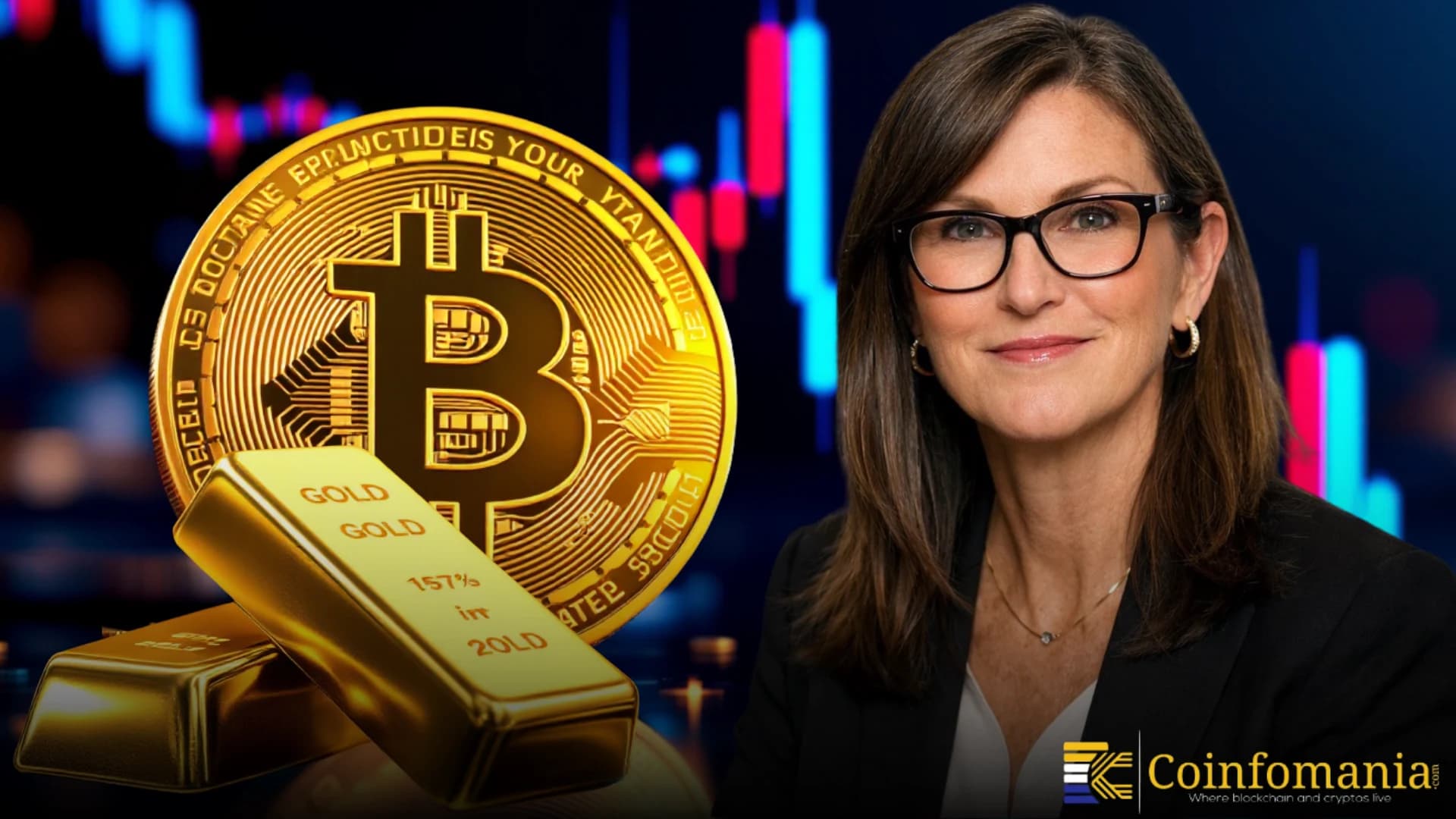 Cathie Wood Urges Selling Gold for Bitcoin, Predicts $1.5M BTC