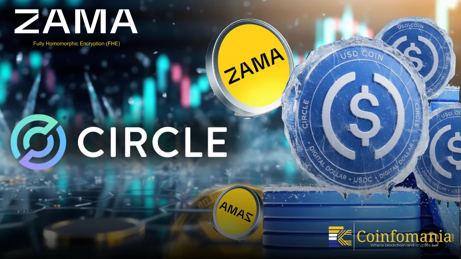 Circle ระงับเงิน 12.6 ล้านดอลลาร์ใน Zama cUSDC โดยไม่มีการแจ้งเตือน