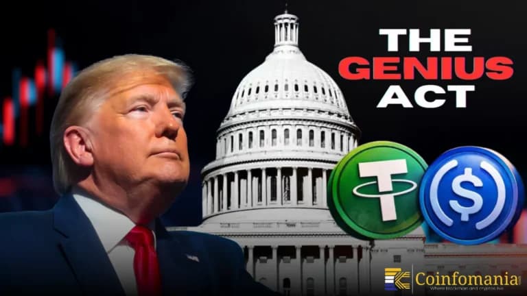 Donald Trump Backs Stablecoin Framework, Cites “Genius Act”
