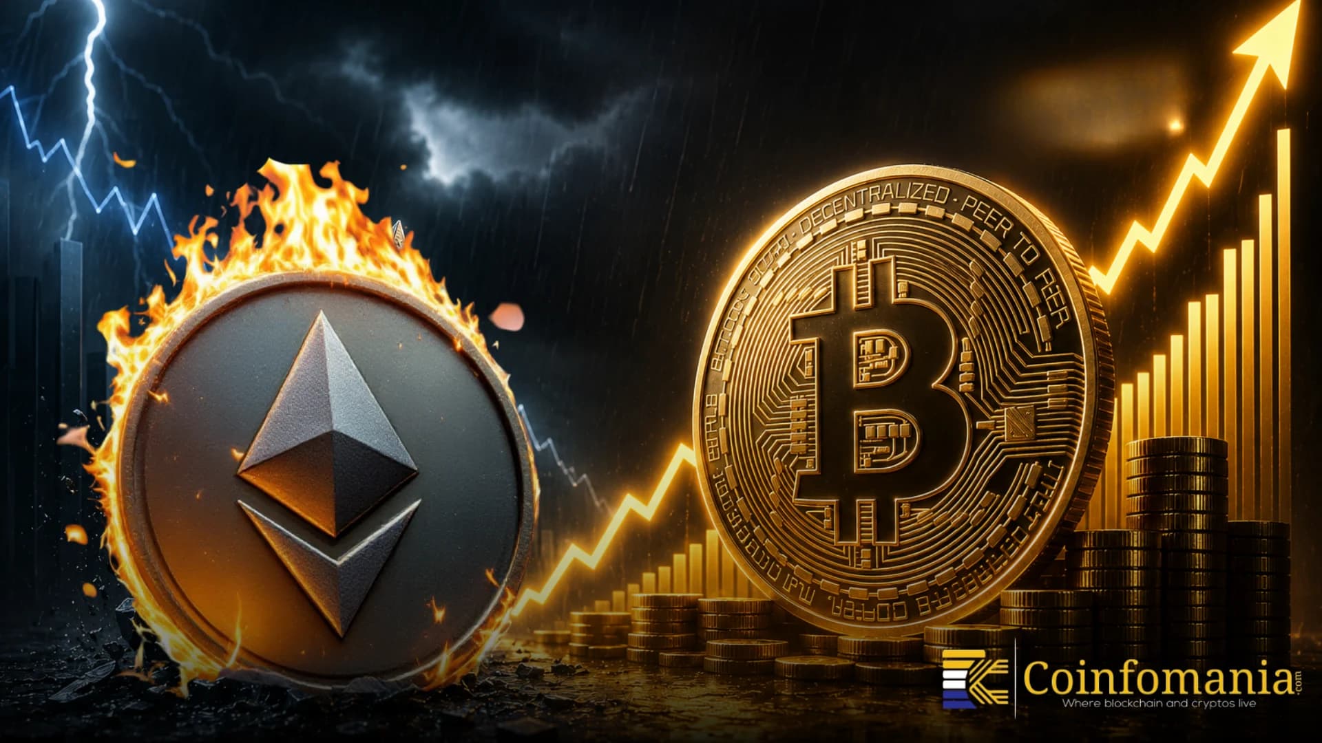 Ethereum Struggles As Bitcoin Surges Past $78K