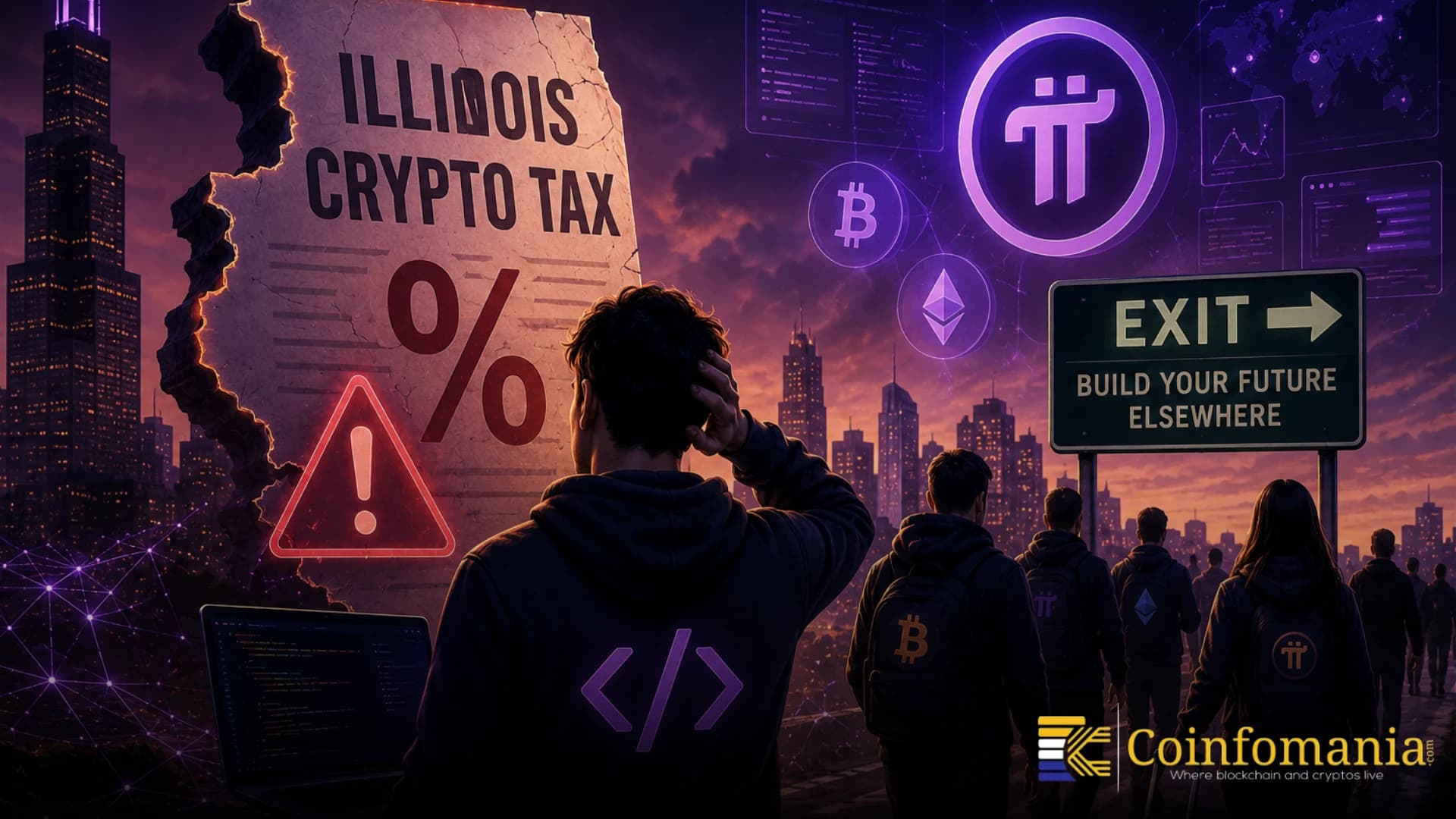 Illinois Crypto Tax Sparks Builder Exodus Fears