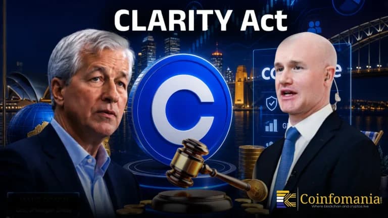 جيمي ديمون يستهدف كوينباس مع تقدم قانون CLARITY