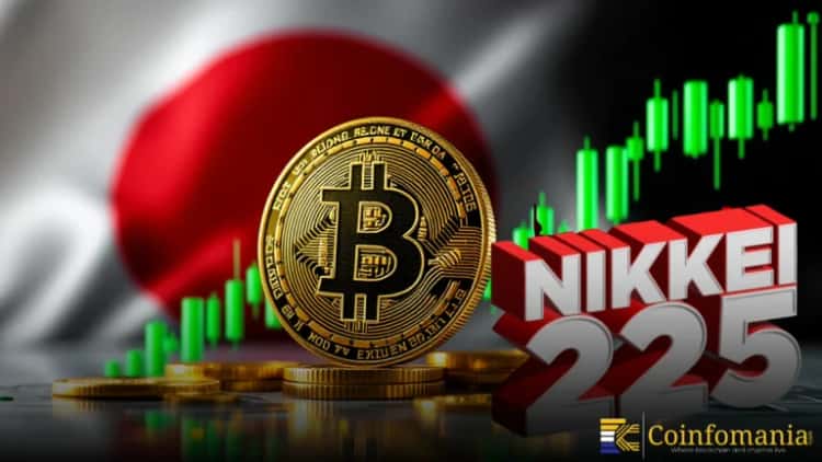 Japan Crypto Trading Surges as Nikkei 225 Slides