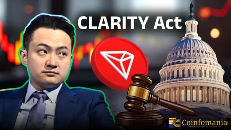 Justin Sun Affirma Che I 3,2 Milioni Di Utenti Di TRON Lo Mettono Avanti Rispetto Al CLARITY Act