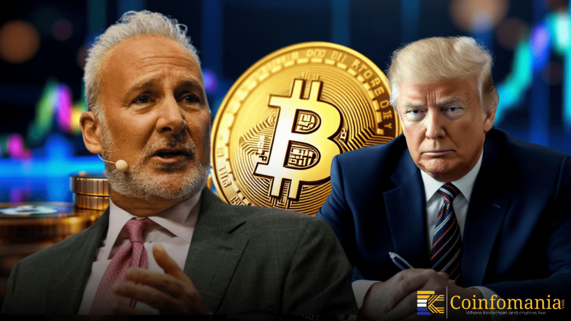 Peter Schiff Warns Trump Comment Could Trigger Bitcoin Selloff