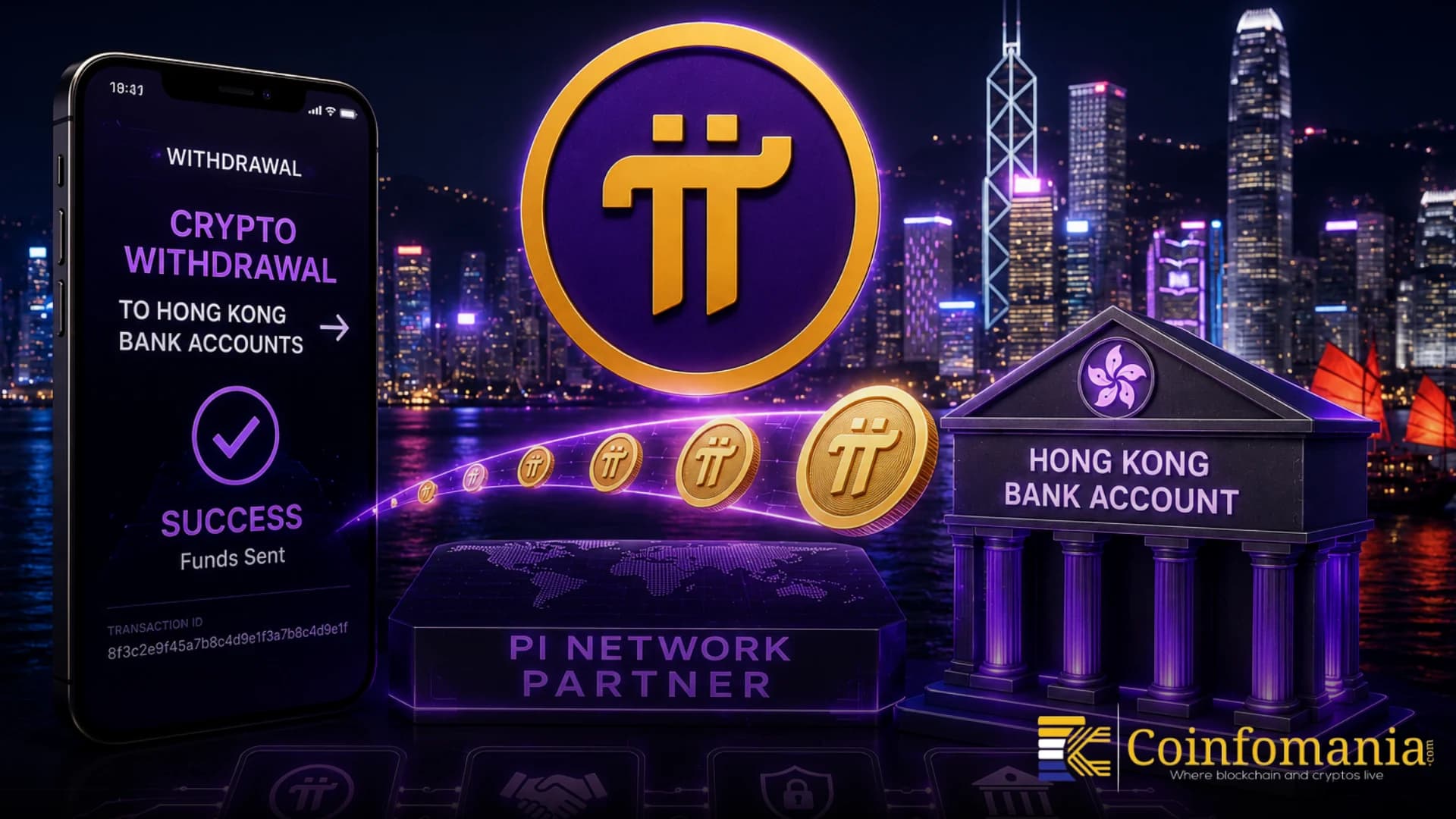 Pi Network Partner Launches Crypto Withdrawal to Hong Kong Bank Accounts
