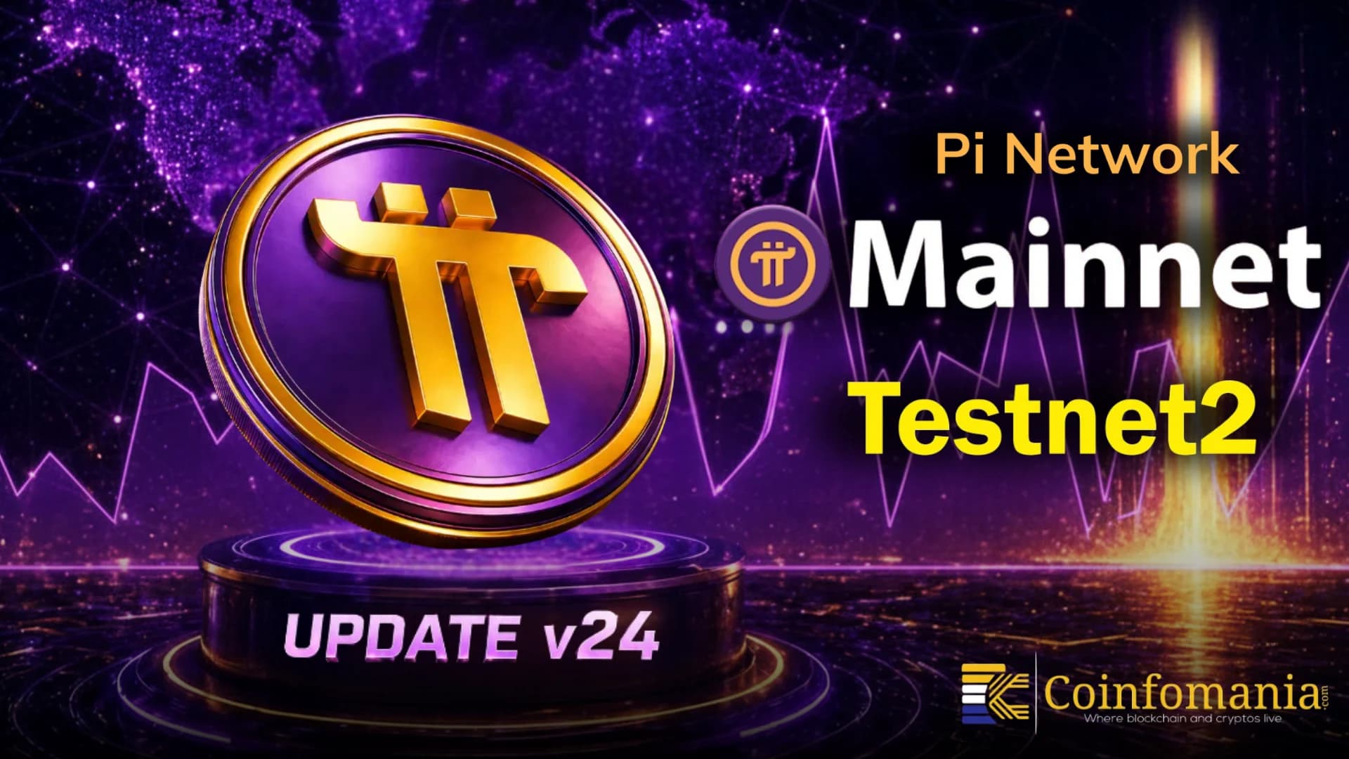 شبكة باي تكمل ترقية Testnet 2 إلى الإصدار V24 قبل الإطلاق الرئيسي