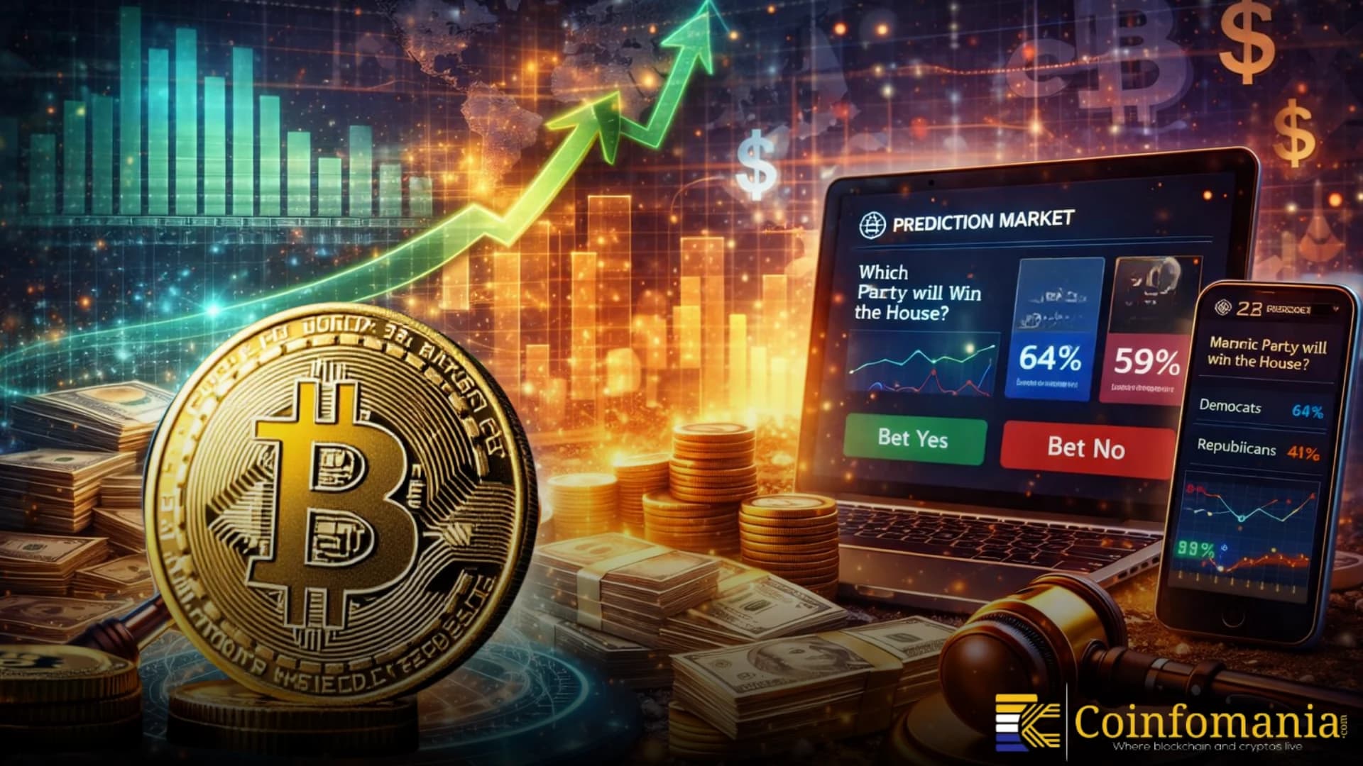 Prediction Markets Surge to $6.41B Weekly Volume