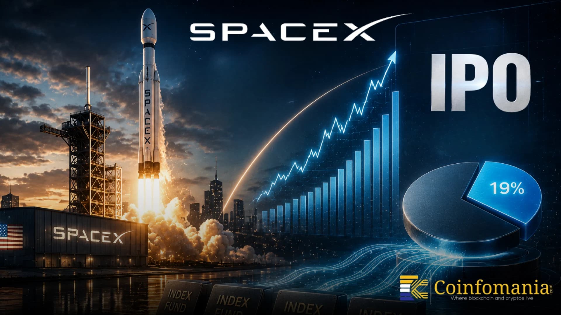 L’introduction en bourse de SpaceX pourrait obliger les fonds indiciels à acheter 19 % de son flottant