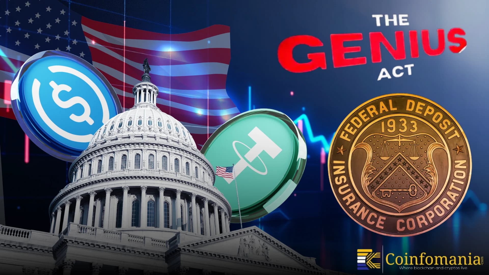 Stablecoins Excluded From FDIC Insurance Under GENIUS Act