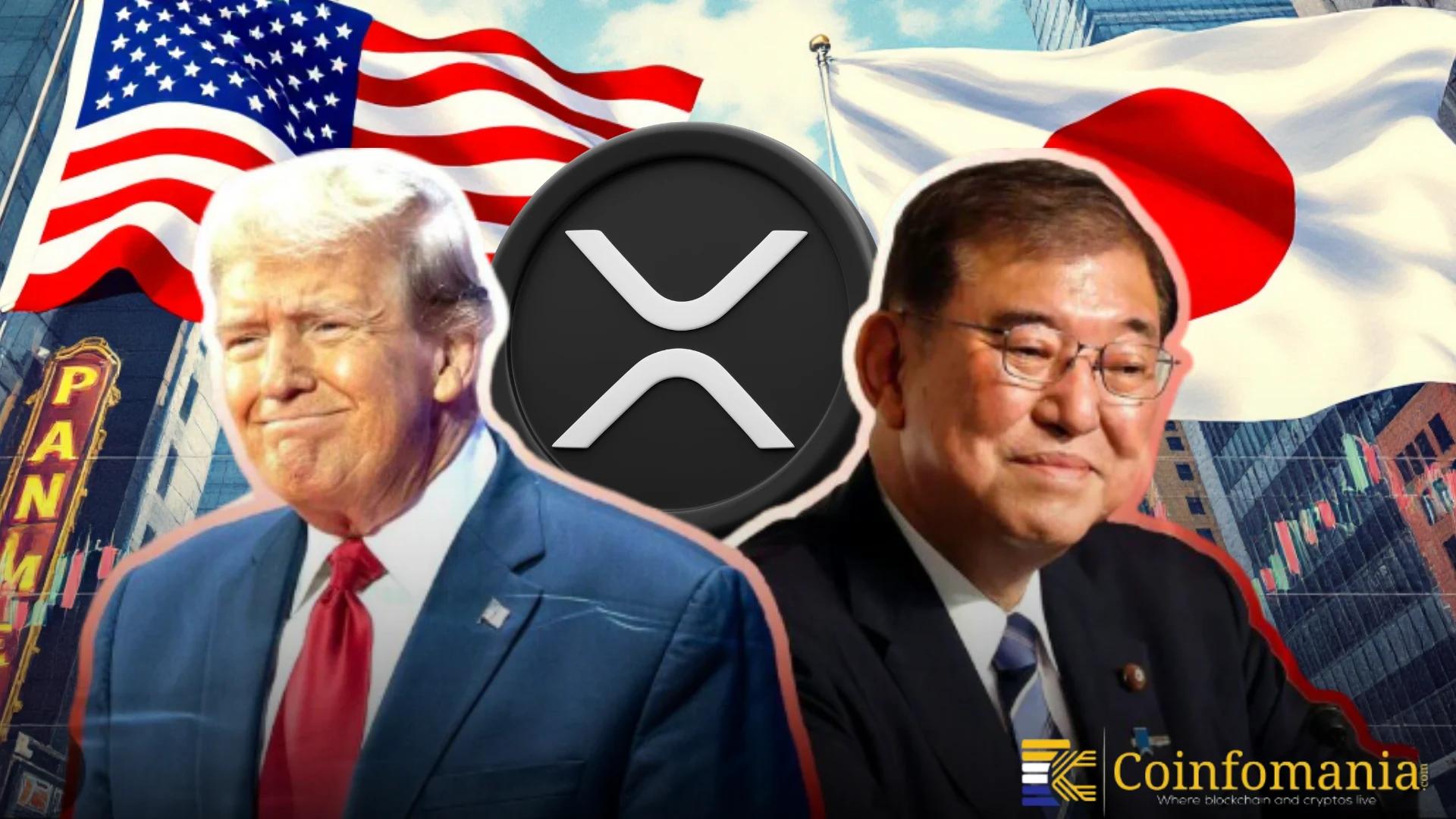 Trump Confirms $550B Investment from Japan as XRP Rises