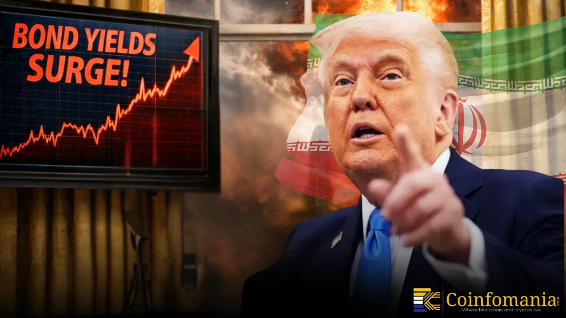 Trump Panics as US Bond Yields Explode, Forcing Iran Delay!