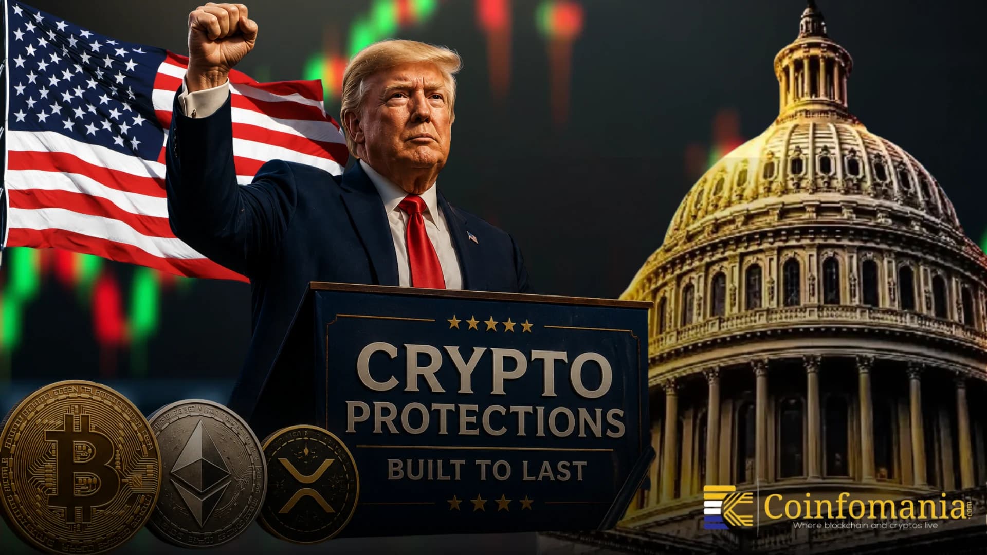 Trump Vows Crypto Protections That Haters Can’t Undo