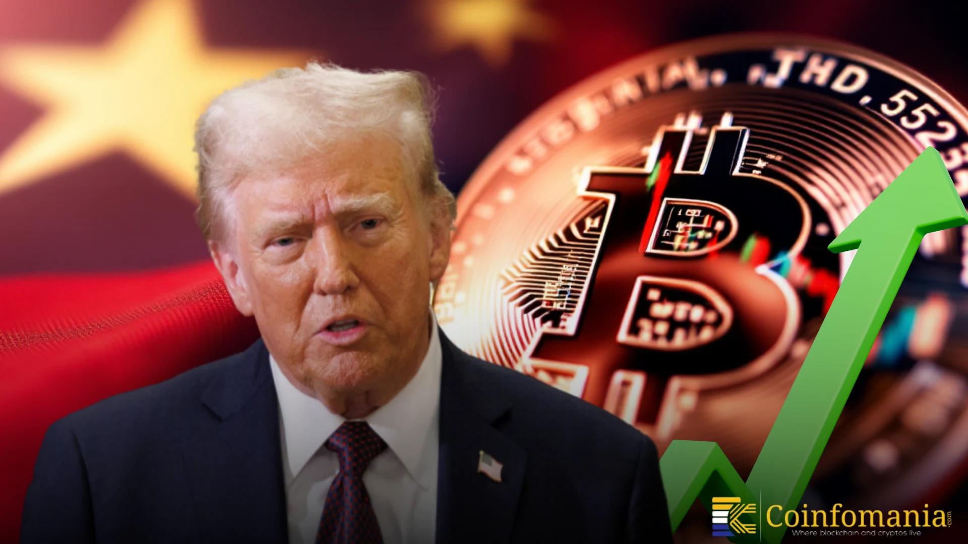 Trump Warns China Is Growing Fast in Bitcoin, Promises U.S. Lead