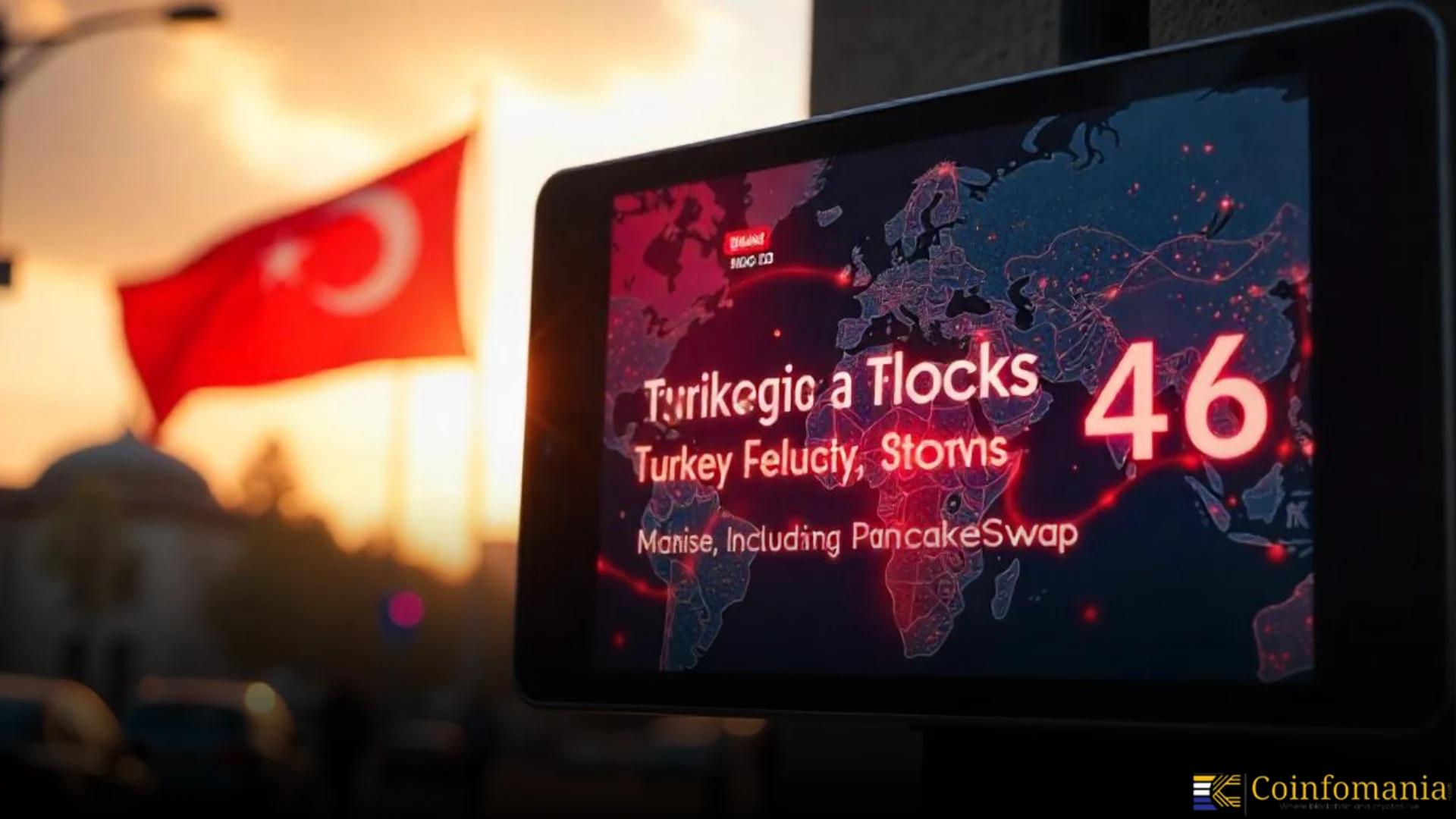 Turkey Blocks 46 Crypto Sites, Including PancakeSwap