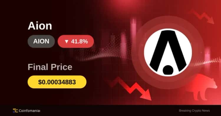 AION Price Crashes 41.83% in Just 30 Minutes