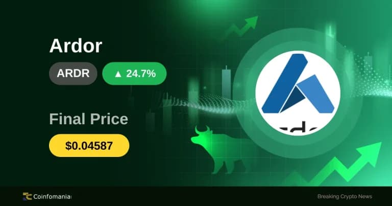 لماذا ارتفع سعر ARDR بنسبة 24.68% في 15 دقيقة