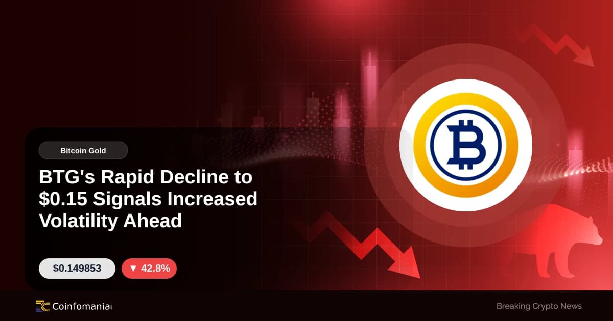 BTG’s Rapid Decline to $0.15 Signals Increased Volatility Ahead