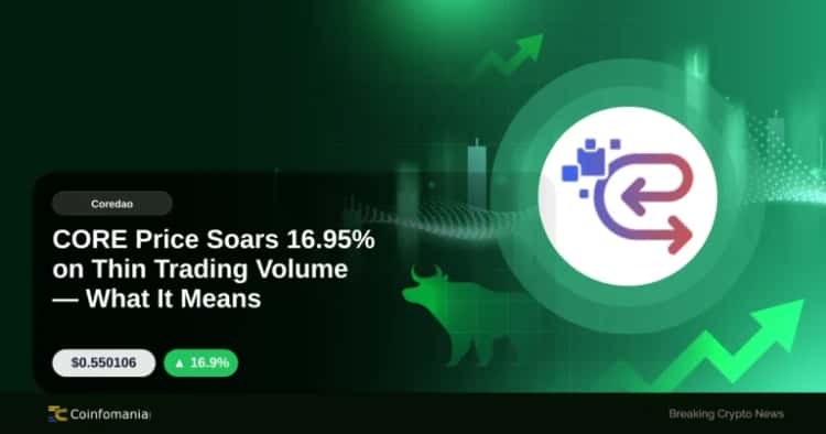 CORE Price Soars 16.95% on Thin Trading Volume — What It Means