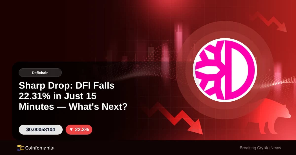 Sharp Drop: DFI Falls 22.31% in Just 15 Minutes — What’s Next?