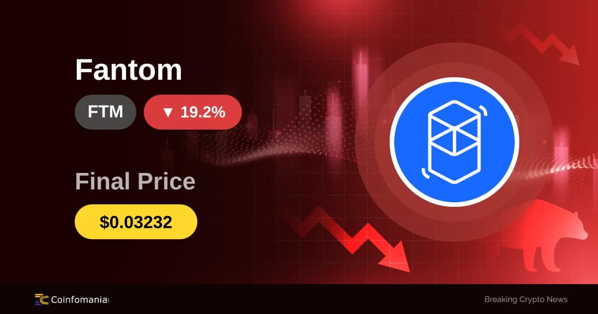 Panic Selling Strikes — FTM Plummets 19.18% in 5 Minutes