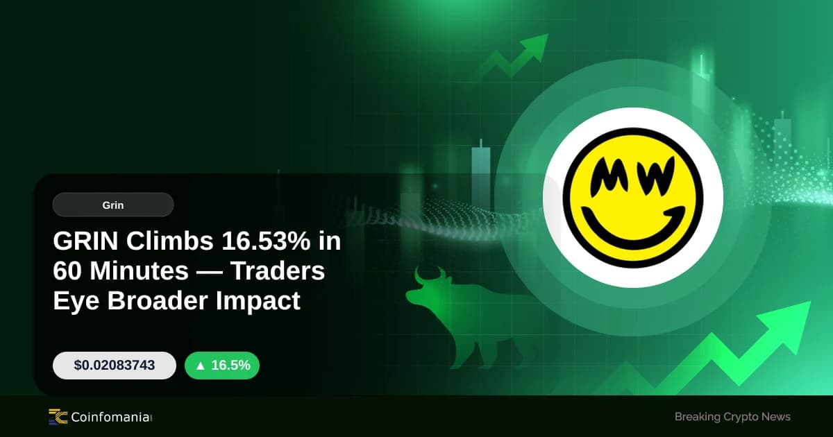 GRIN Climbs 16.53% in 60 Minutes — Traders Eye Broader Impact
